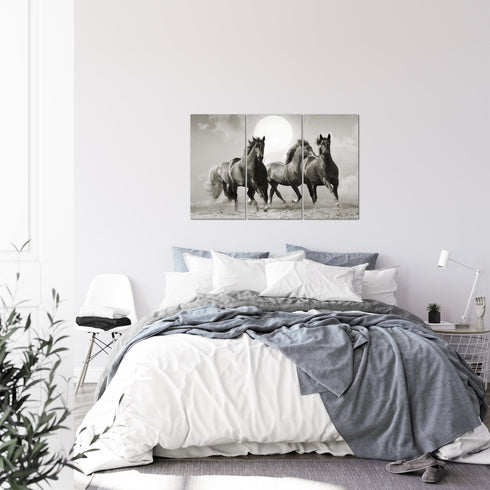 Wandbilder Wohnzimmer XXL Pferde Moderne Bilder Tiere